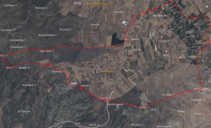 Karamusa Köyü Tefenni Satılık Tarla |  1992M2 195.000Tl İmarlı  Resim-3