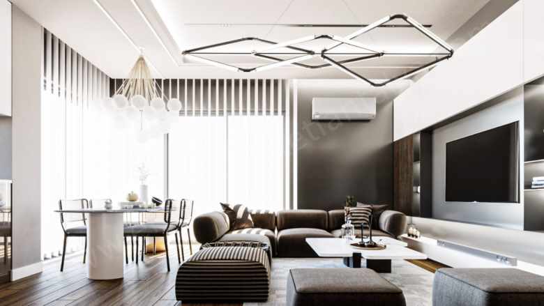 Hurma Mahallesinde Yerden Isıtmalı Havuzlu Sitede 4+1 Sıfır Dubleks Satılık Daire Konyaaltı