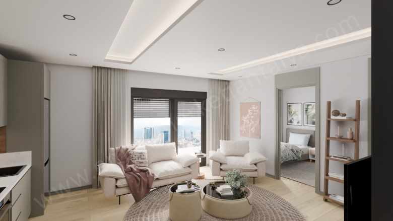 Pınarbaşı Mahallesinde Ebeveyn Banyolu Bahçe Kullanımlı Lüks 3+1 Satılık Daire Konyaaltı