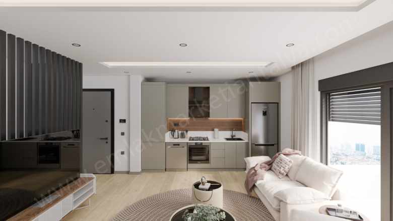 Üniversite Yakını Özelbahçe Kullanımlı Lüks 2+1 Satılık Daire Konyaaltı Pınarbaşı Mah