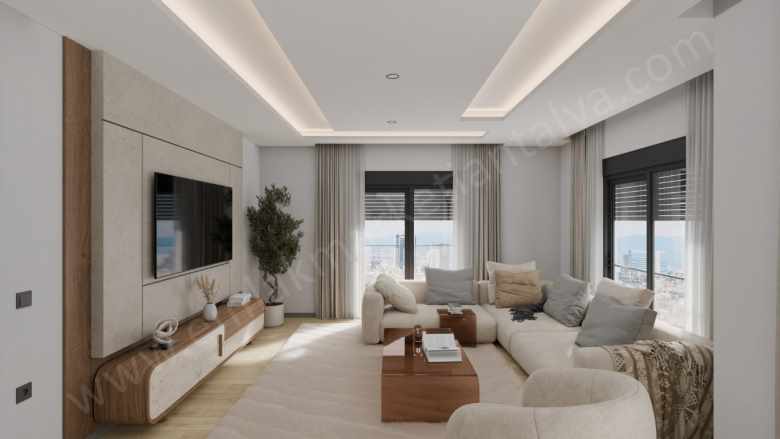 Pınarbaşı Mahallesi Nde Ebeveyn Banyolu Giyinme Odalı Lüks 4+1 Dubleks Satılık Daire Konyaaltı