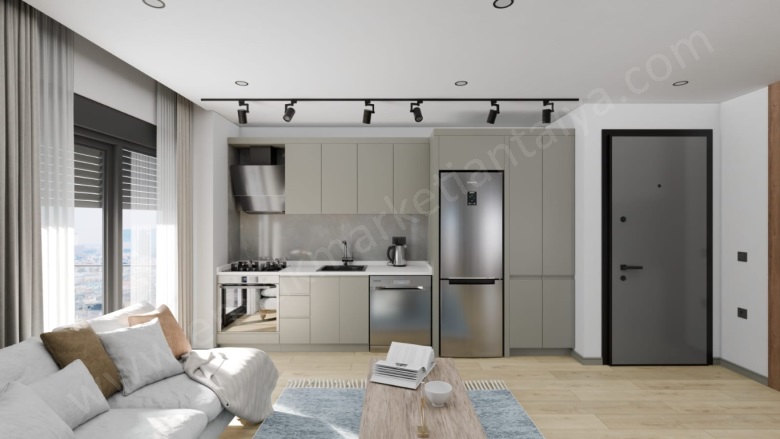 Güvenlik Mah. Muratpaşa Satılık Daire |  2+1 Oda | 65M2 5.150.000Tl  Krediye Uygun  | Giriş Katı | Klima | 1 Banyo Resim-1