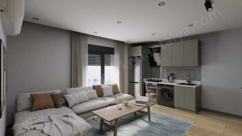 Güvenlik Mahallesinde Sıfır 1+1 Lüks Satılık Daire Muratpaşa