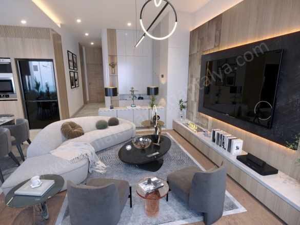 Konyaaltı Denize Sıfır Ultra Lüks Sitede 2+1 Rezidans Satılık Daire Kuşkavağı Mah