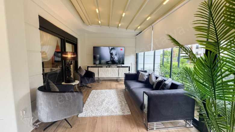 Antalyanın En Prestijli Sitesinde Ultra Lüks Bahçe Katı 1+1 Satılık Daire Muratpaşa Güzeloba Mah