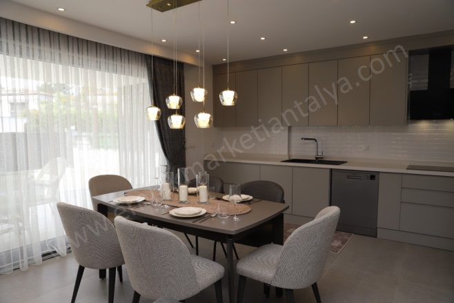 Çamyuva Mah. Kemer Satılık Villa |  3+1 Oda | 180M2 40.250.000Tl  Krediye Uygun  | Villa | Klima | 2 Banyo Resim-4