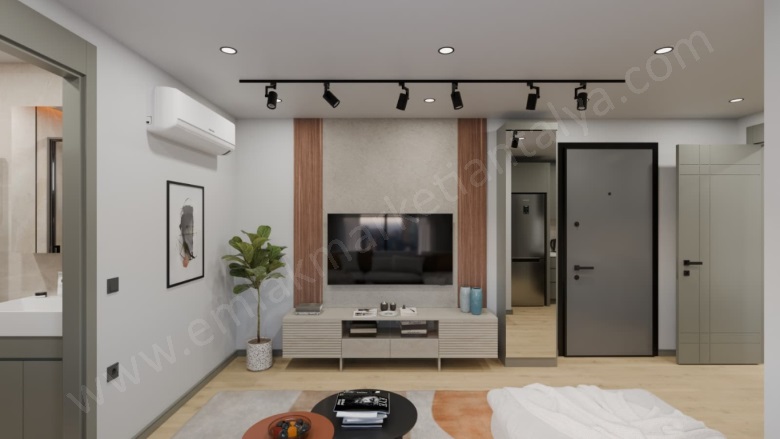 Sinan Mah. Muratpaşa Satılık Daire |  1+1 Oda | 55M2 3.850.000Tl  Krediye Uygun  | Giriş Katı | Doğalgaz(Kombi) | 1 Banyo Resim-2