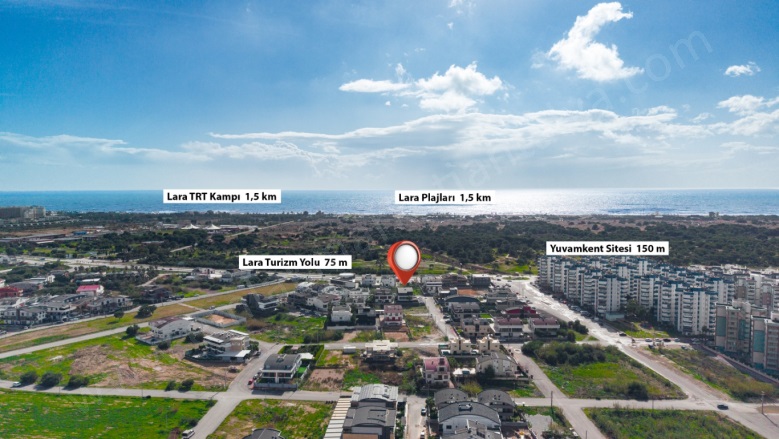 Güzeloba Mah. Muratpaşa Satılık Villa |  3+1 Oda | 180M2 14.450.000Tl  Krediye Uygun  Eşyalı  | Villa | Doğalgaz(Kombi) | 4 Banyo Resim-4