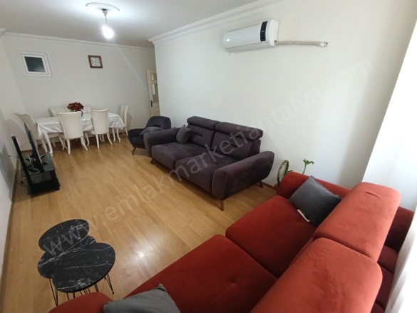 Üçgen Mah. Muratpaşa Kiralık Daire |  2+1 Oda | 100M2 Aylık 27.000Tl Eşyalı  | 2. Kat | Klima | 1 Banyo Resim-3