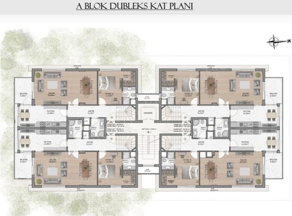 Meydankavağı Mah. Muratpaşa Satılık Daire |  3+1 Oda | 145M2 14.000.000Tl  Krediye Uygun  | 1. Kat | Doğalgaz(Kombi) | 2 Banyo Resim-4