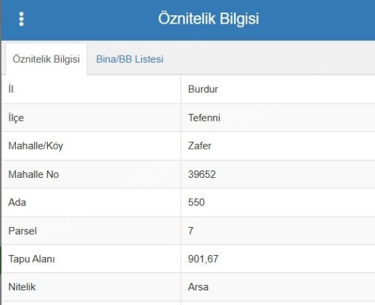 Zafer Mah. Tefenni Satılık Arsa |  901M2 2.990.000Tl İmarlı  Resim-3