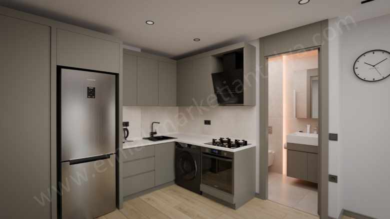 Şehrin Kalbinde Konyaaltı Sahiline Yakın Eşsiz Konum 1+1 Satılık Daire Muratpaşa Bahçelievler Mah