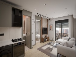 Muratpaşa Bahçelievler Mah. Satılık Daire 1+1 45 M2 | Yüksek Giriş | Doğalgaz(Kombi) | 1 Banyo