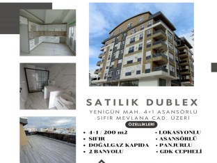 MEVLANA CADDE ARKASINDA ÇİFT BANYOLU SIFIR 4+1 FIRSAT DAİRE