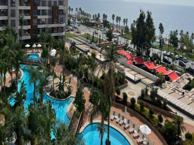 Denize Sıfır Ultralüx Sitede Eşyalı Residence 3+1 Satılık Daire Konyaaltı Altınkum Mah