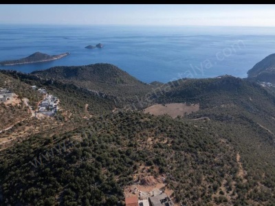 Kaş Kalkan Bezirgan Da Full Deniz Manzaralı 12 500 M² Arsa Satılık Tarla Mah