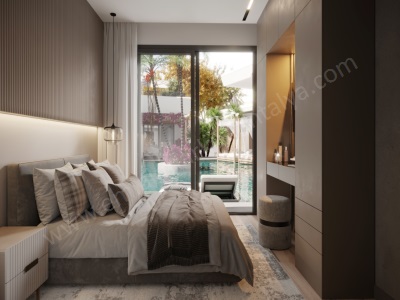 Altıntaşta Özel Havuzlu Lüks Konsept 1+1 Satılık Daire Aksu Altıntaş Mah