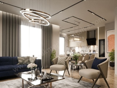 Yerden Isıtmalı Özel Tasarımlı Şık 2+1 Satılık Daire Kepez Yeni Mah