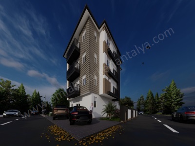 Otogar Yakını Sıfır Katta Asansörlü 2+1 Lüks Satılık Daire Kepez Yeni Doğan Mah