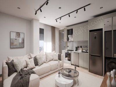 Mevlana Caddesi Yakını Sıfır Lüks Ler 1+1 Satılık Daire Muratpaşa Yüksekalan Mah