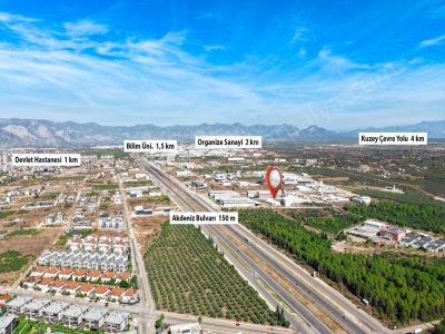 Akdeniz Bulvarına Bir Parsel Tam Ticari Satılık Arsa Döşemealtı Çıplaklı Mah