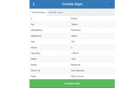 Tefenni De Yatırıma Uygun Fırsat Satılık Tarla Karamusa Köyü