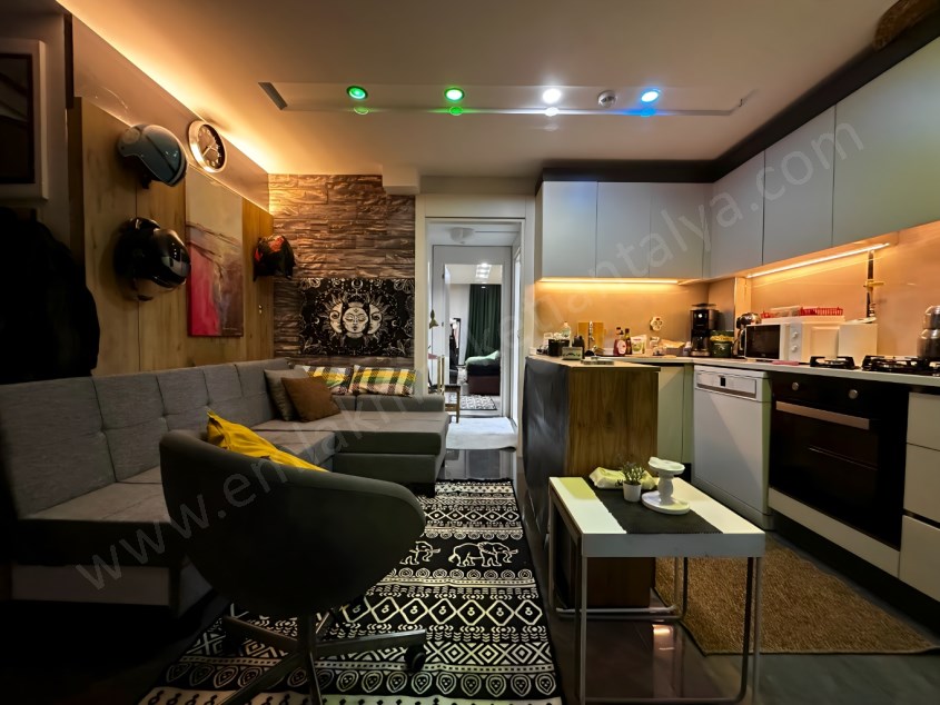 GÜVENLİK MAHALLESİNDE ULTRA LÜKS, AKILLI EV SİSTEMLİ 1+1 DAİRE 