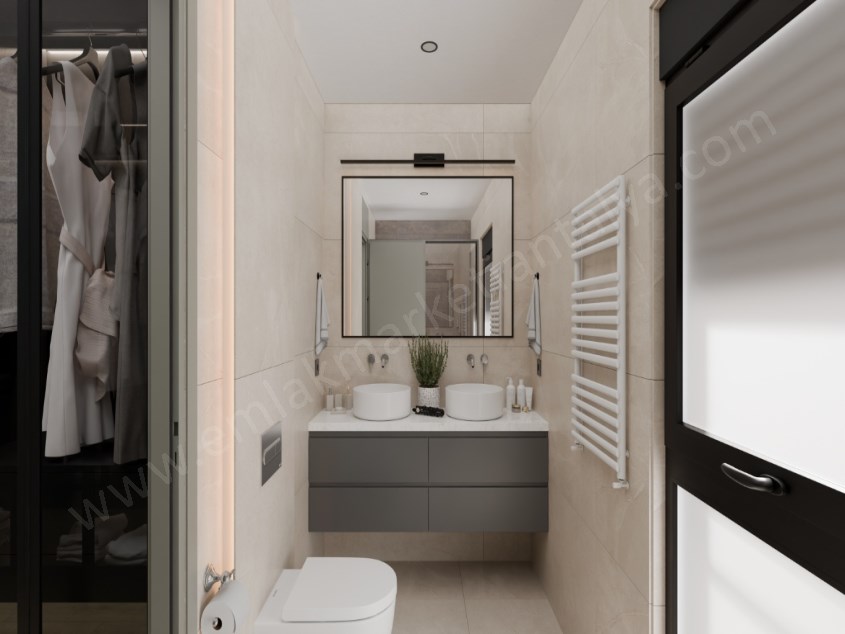  PINARBAŞINDA TERASLI , EBEVEYN BANYOLU , 215 M² SIFIR 4+1 LÜKS DUBLEKS