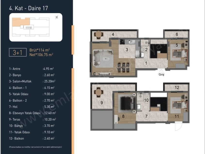 IŞIKLAR CADDESİ KONFOR VE PRESTİJ BİR ARADA 3+1 SIFIR DAİRE 