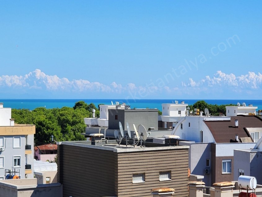 GÜZELOBADA DENİZ MANZARALI KOMBİLİ LÜKS 3+1 ARAKAT DAİRE 