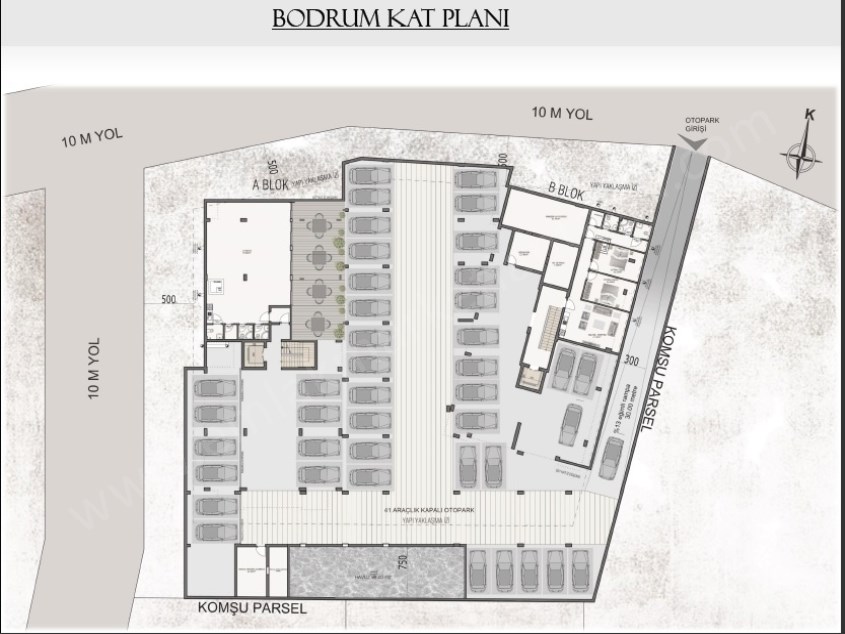  MEYDANKAVAĞINDA SİTE İÇİ LÜKS 3+1 DAİRE