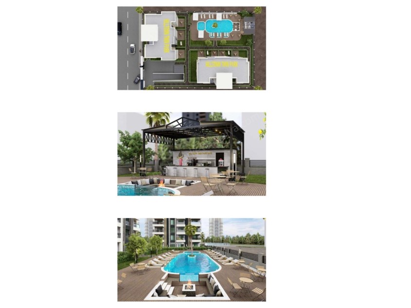 ALTINTAŞTA SIFIR , LÜKS , HAVUZLU 2+1 SATILIK DAİRE