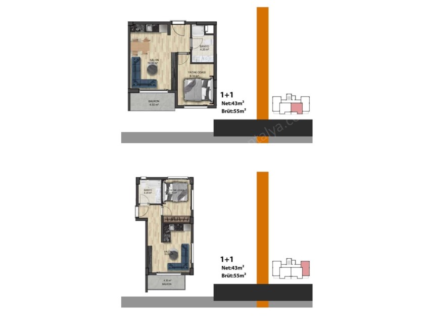 ALTINTAŞTA SIFIR , LÜKS , HAVUZLU 2+1 SATILIK DAİRE