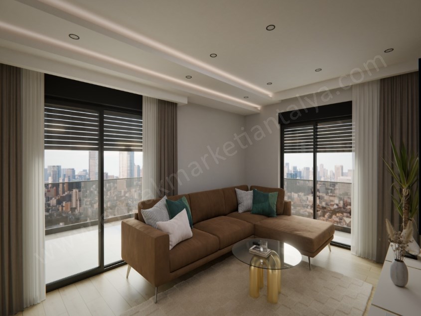 BAHÇELİEVLER MAHALLESİNDE AKILLI EV SİSTEMLİ K.OTOPARKLI LÜKS DUBLEKS