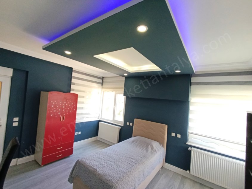 DOĞA MANZARALI EŞYALI HAVUZLU MASRAFSIZ 3+1 KİRALIK DAİRE