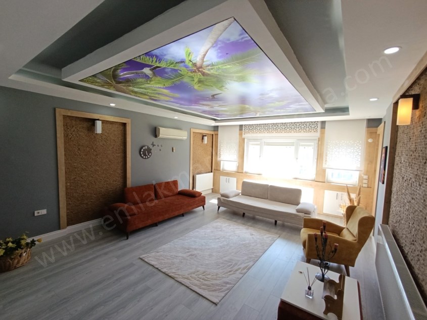 DOĞA MANZARALI EŞYALI HAVUZLU MASRAFSIZ 3+1 KİRALIK DAİRE