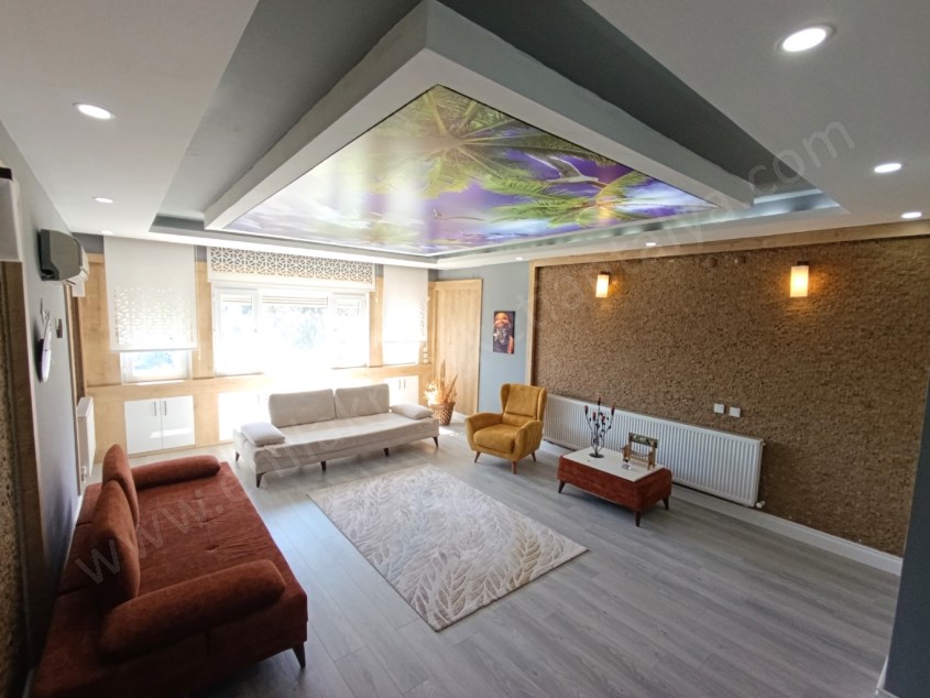 DOĞA MANZARALI EŞYALI HAVUZLU MASRAFSIZ 3+1 KİRALIK DAİRE