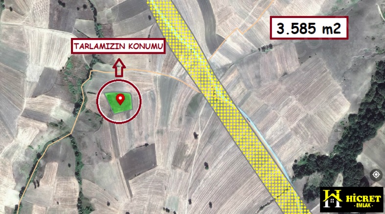 Sarayköy Atakum Satılık Tarla |  3585M2 890.000Tl Resim-1