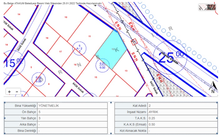 İncesu Atakum Satılık Arsa |  960M2 750.000Tl İmarlı  Resim-2