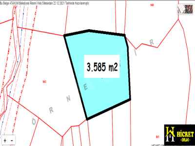 Field For Sale in  Turkey, Samsun, Atakum, Saraykoy , 3585 m2