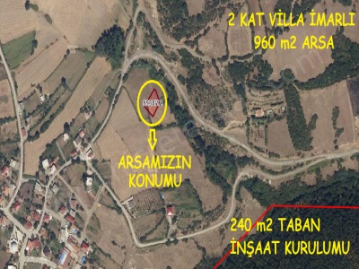 Atakum İncesuda 960 M2 Villa Sı Satılık Arsa