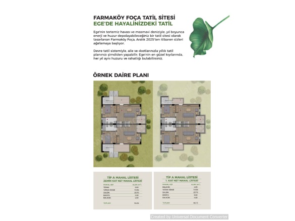 Eskifoça Foça Satılık Devremülk |  1+1 Oda |270.000Tl Resim-3