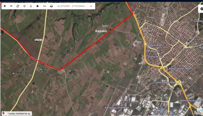 Büyükyoncalı Mah. Saray Satılık Arsa |  550M2 2.000.000Tl Resim-1