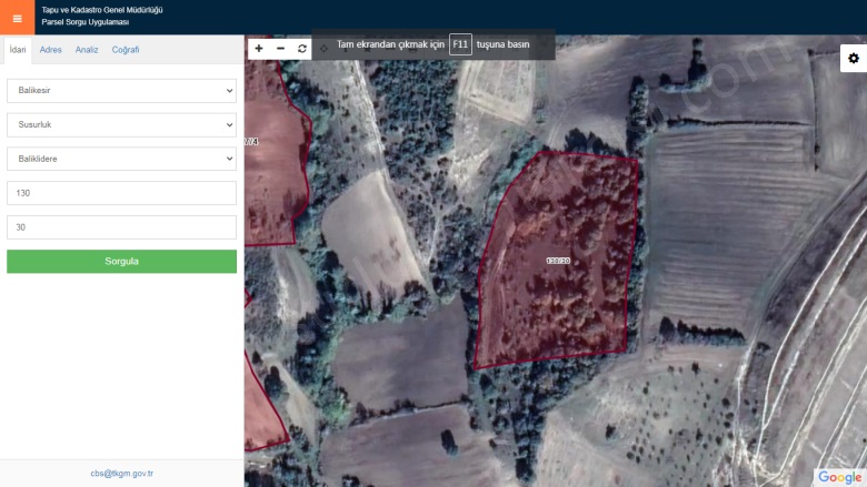 Balıklıdere Mah. Susurluk Satılık Tarla |  9500M2 1.900.000Tl Resim-2