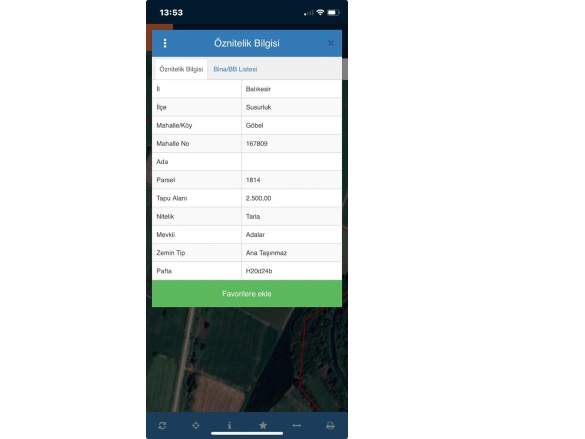 Göbel Mah. Susurluk Satılık Tarla |  2500M2 625.000Tl Resim-1