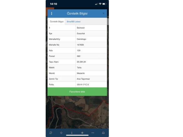 Demirkapı Mah. Susurluk Satılık Tarla |  20284M2 3.000.000Tl Resim-1
