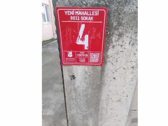 Yeni Mahalle Emek Meydanı Yakını Satılık Daire 2+1 Susurluk Mah