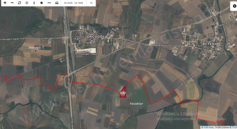 Ümiteli Mah. Susurluk Satılık Tarla |  9400M2 1.500.000Tl Resim-1