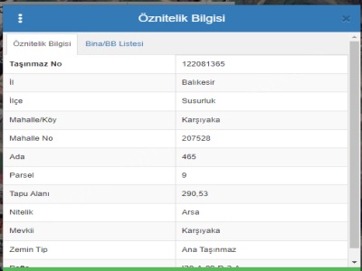 Susurluk Karşıyaka Eski Anadolu Lisesi Arkasında Satılık Arsa İmarlı Lar Mah