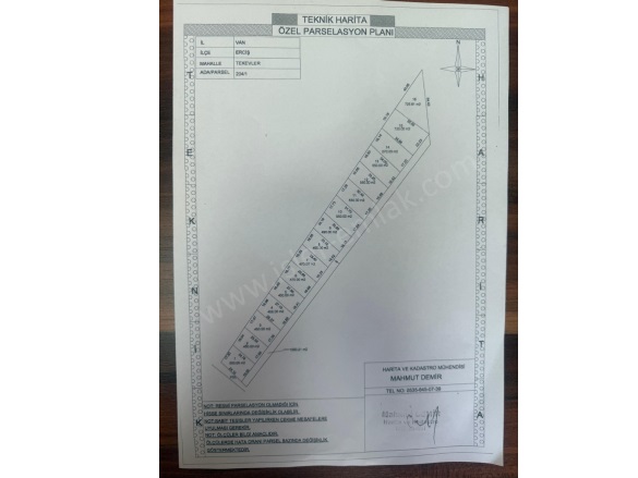 Tekevler Mah. Erciş Satılık Parsel | 2.250.000Tl İmarlı  Resim-1